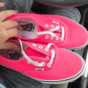Hot pink vans